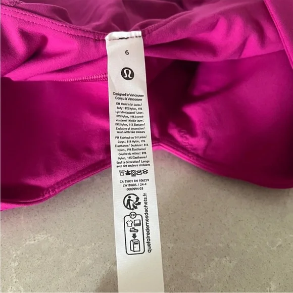 Lululemon NWT Align Tank Top Ripened Raspberry - Picture 6 of 7